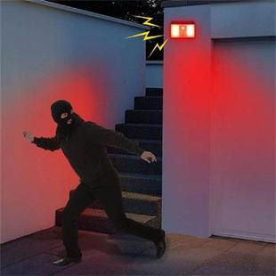 Security Alarm Motion Sensor Solar Light Alarm Lamp Remote