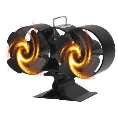 Wood Stove Fan Heat Powered 8 Blades Heat Powered Fireplace