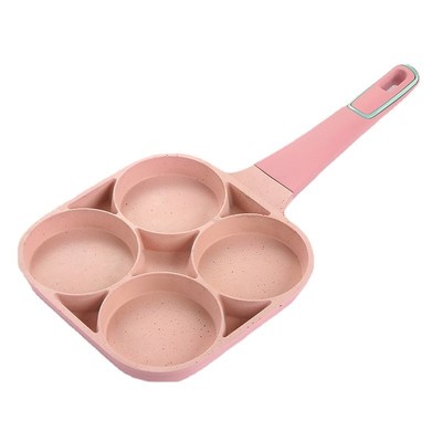 Saucepan Four-hole Frying Pan Non-stick Pancake Steak Alumin