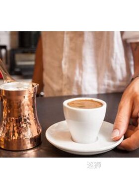 Turkish Coffee Pot Coffee Maker Moka Pot 3 Person 225 ML Sil