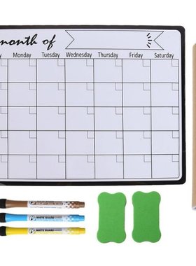 Monthly Planner Magnetic Whiteboard Fridge Magnets Drawing M