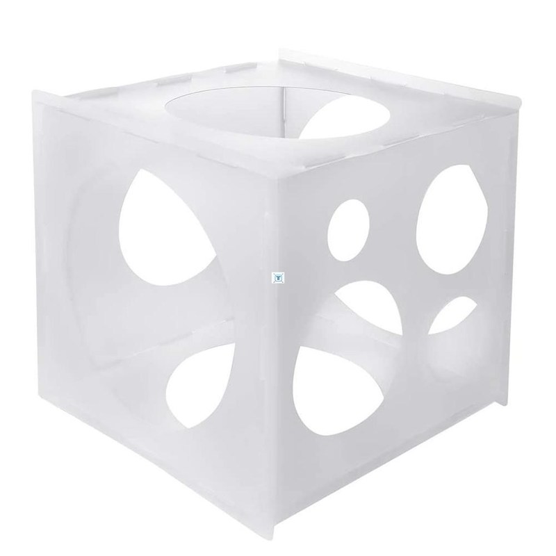 9 Holes Balloon Sizer Box PP Square Balloon Measurement