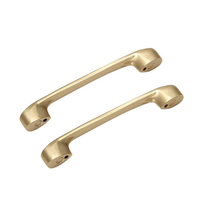 10Pcs Cabinet Arch Pull,Gold Furniture Handle, 96mm Screwhol
