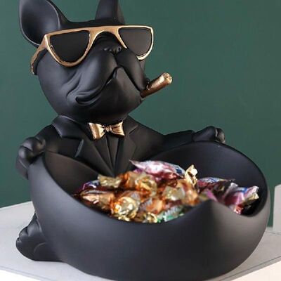 Dog Figurine Dog Statue Storage Box Home Decoration