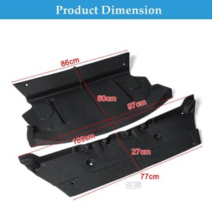 Rear Trunk Sound Deadening Mat For Tesla Model 3 2017-2021 S