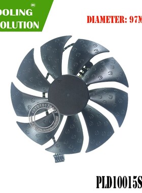 97MM PLD10015S12H DC12V 0.55A 4Pin graphics fan for EVGA RTX