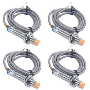 4X DC6-36V 300MA NPN NO 3-Wire 4Mm Tubular Inductive