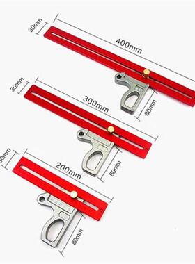200/300/400mm Woodworking Angle Ruler 45/90 Degree Ruler Scr