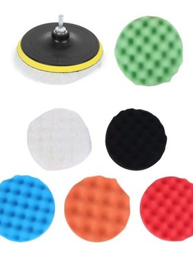 6inch Sponge Polisher Waxing Buffing Disc Pads Wool Polishin