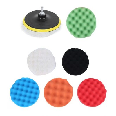 6inch Sponge Polisher Waxing Buffing Disc Pads Wool Polishin