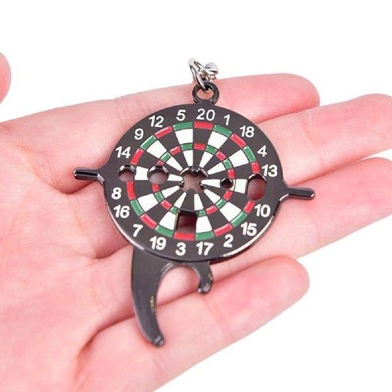 Dart Board Keychain Dart Handling Tool Bottle Opener Soft