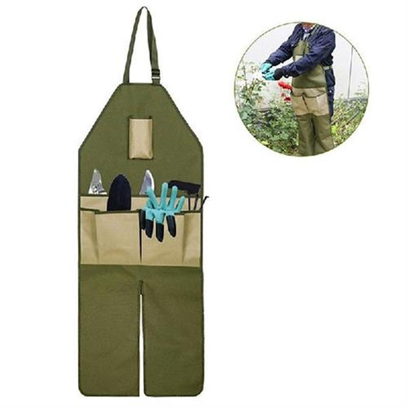 Men Women Oxford Cloth Waterproof Garden Apron Guard with