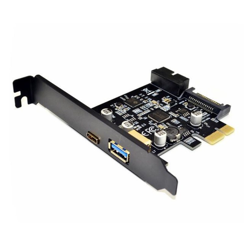 USB Type-C PCI-e to 4 Ports USB 3.1 GEN 1 (5Gbps)(USB Type-C