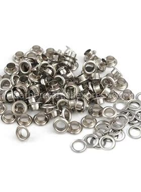 100sets 4mm Brass Eyelet with Washer Leather Craft Repair Gr