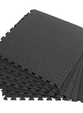 12PCS 30*30cm EVA Leaf Grain Floor Mats Gym Floor Mat Splici