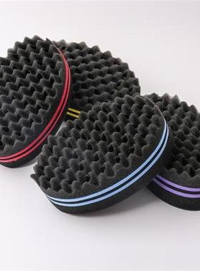 Oval Double Sides Magic Twist Hair Brush Sponge Brush For Na