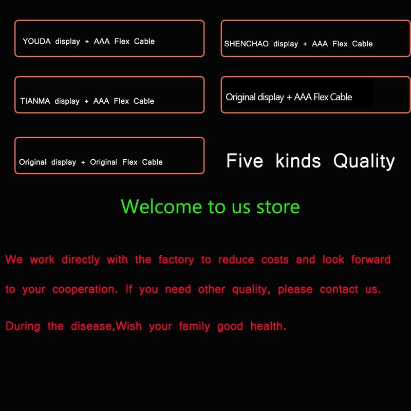 i7Plus OEM Original /TIANMA Factory LCD Screen For iphone 7