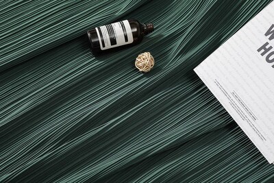Issey miyake fold compressive fold fabric texture painting