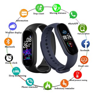 M5 Smart Watch Paper Box Package Bluetooth Fitness Tracker
