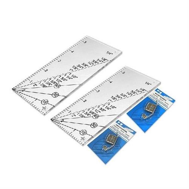 4 Pcs Seam Guide Ruler Set Include 2 Quilting Seam Guide