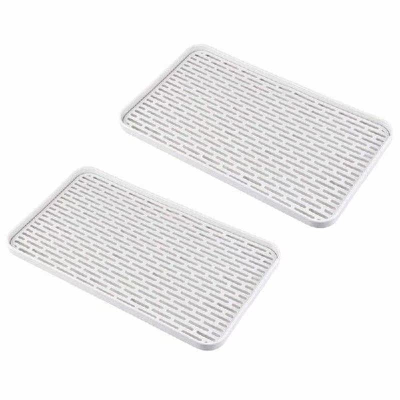4X Drainer With Drip Tray,Dish Drain Board Mat Big,Water