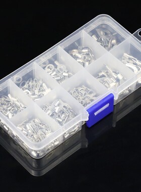 320Pcs/Box 10 In 1 Terminals Non-Insulated Ring Fork U-type