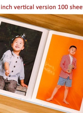 Album interstitial 4R6 inch family small photo album 100 pi