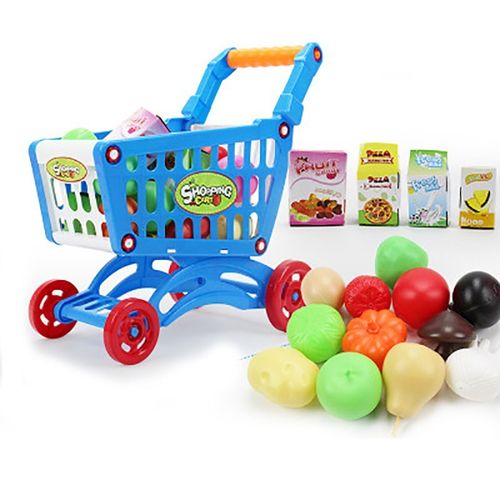 Mini Shopping Cart Baby Pretend Toy Supermarket And Trolley