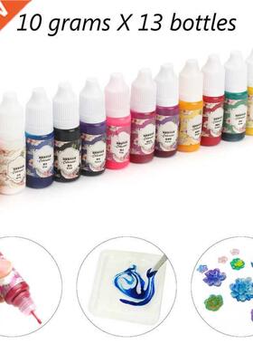 13 Colors 10g Liquid Epoxy Resin Pigment Colorant Highly Con