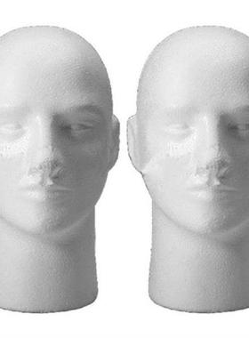 2X Male Female Foam Styrofoam Mannequin Manikin Head Stand