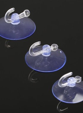10Pcs Transparent  Strong Vacuum Suckers Hook Hanger Sucker