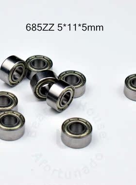 10pcs 685ZZ 5*11*5(mm) free shipping chrome steel Metal Sea