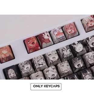 108key PBT Keycap Dye Sublimation OEM Profile Japanese Anime