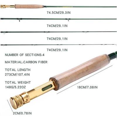 Sougayilang 2.7m Fly Fishing Rod and 5/6 Fly Fishing Reel Co