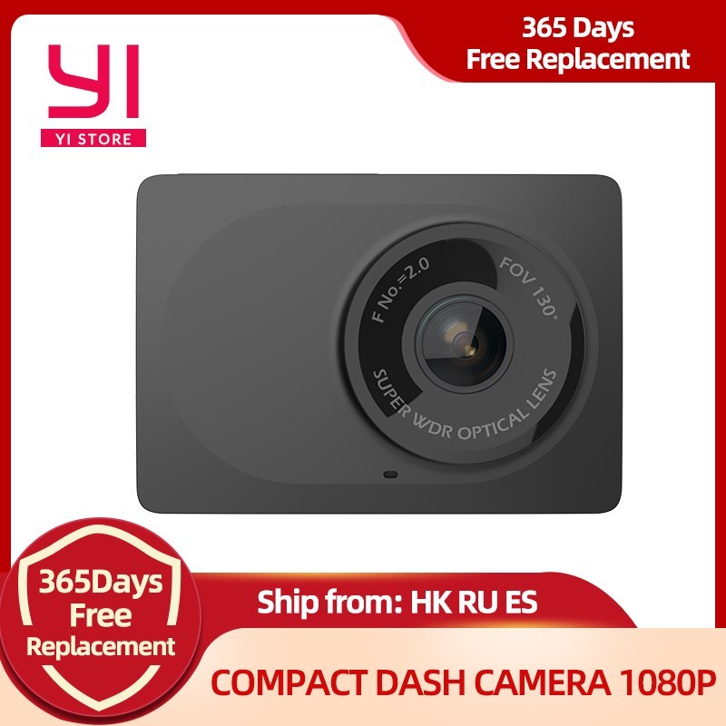 YI Compact Camera  Car Recorder 1080p Full HD Cam Dash boar