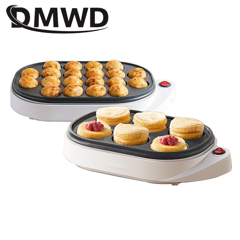 Electric Takoyaki Maker Egg Omelette Cooker Crepe Pancake Fr