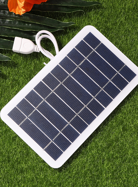 1.5W 6V USB Solar Panel Polysilicon Portable Outdoor Travel