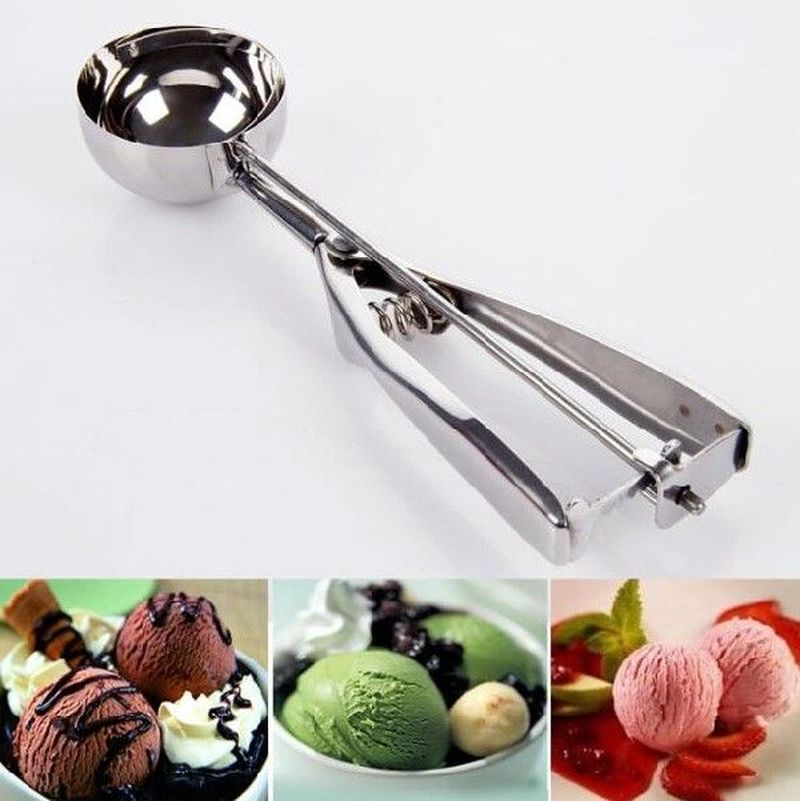 Ice Cream Tools Stainless Steel Baller Fruit Carved Ball