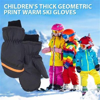 1Pair Children Ski Gloves Child Mittens Winter Windproof