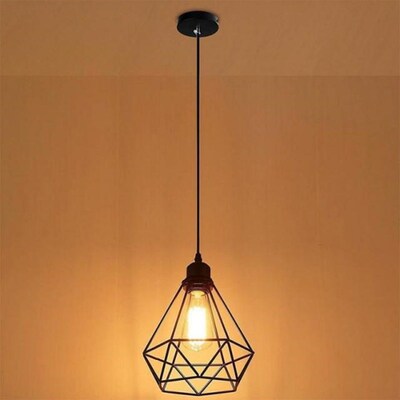 Metal Ceiling Lights Retro Dinning Room Bedroom HangLamp Met