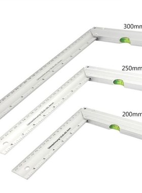 90° Carpenter Angle Finder Ruler Gauge Thickening Alumin