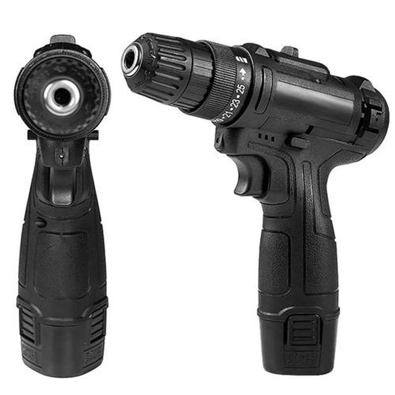 12V Hand Drill 1200mAh Rechargeable Impact Cordless Screwdri