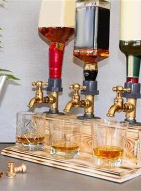 Fathers Day Wooden Faucet Drinker Liquor Alcohol Whiskey