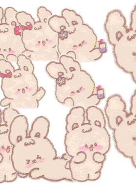 Patches Sewing Diy Embroidered Applique Animal Rabbit