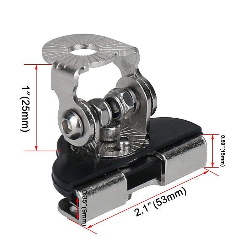 2x Hood Led Work Light bar Mount Bracket Clamp Holder 304 St