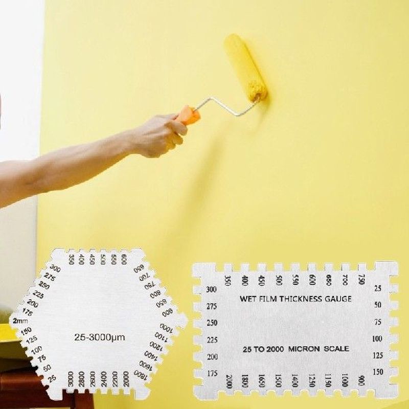 Thickness Gauge Hexagon High Precision Wet Film Comb for
