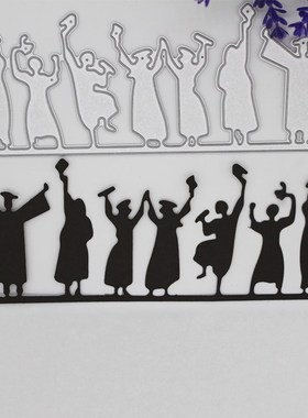 graduates revelry decoration Metal steel frames Cutting Die