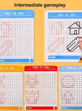 Fun Pen Control Even Dot Drawing Stippling Training Card