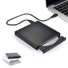 SB 2.0 Slim External DVD RW CD Writer Drive Burner Reader Pl