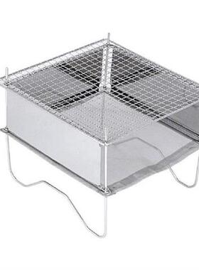Portable Folded Barbecue Grill Campfire Stove Stainless